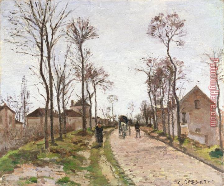 Camille Pissarro The Road to Saint Cyr at Louveciennes